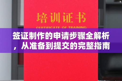 西秀签证制作的申请步骤全解析，从准备到提交的完整指南