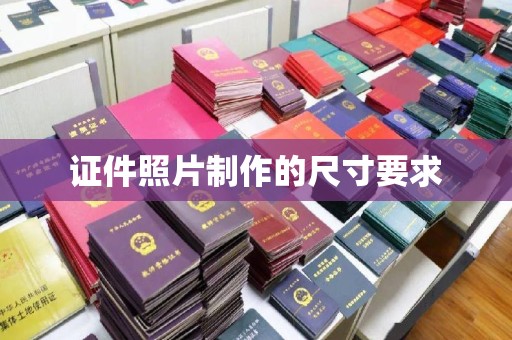 西秀证件照片制作的尺寸要求