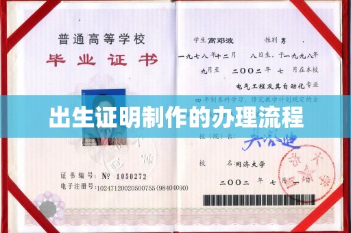 西秀出生证明制作的办理流程